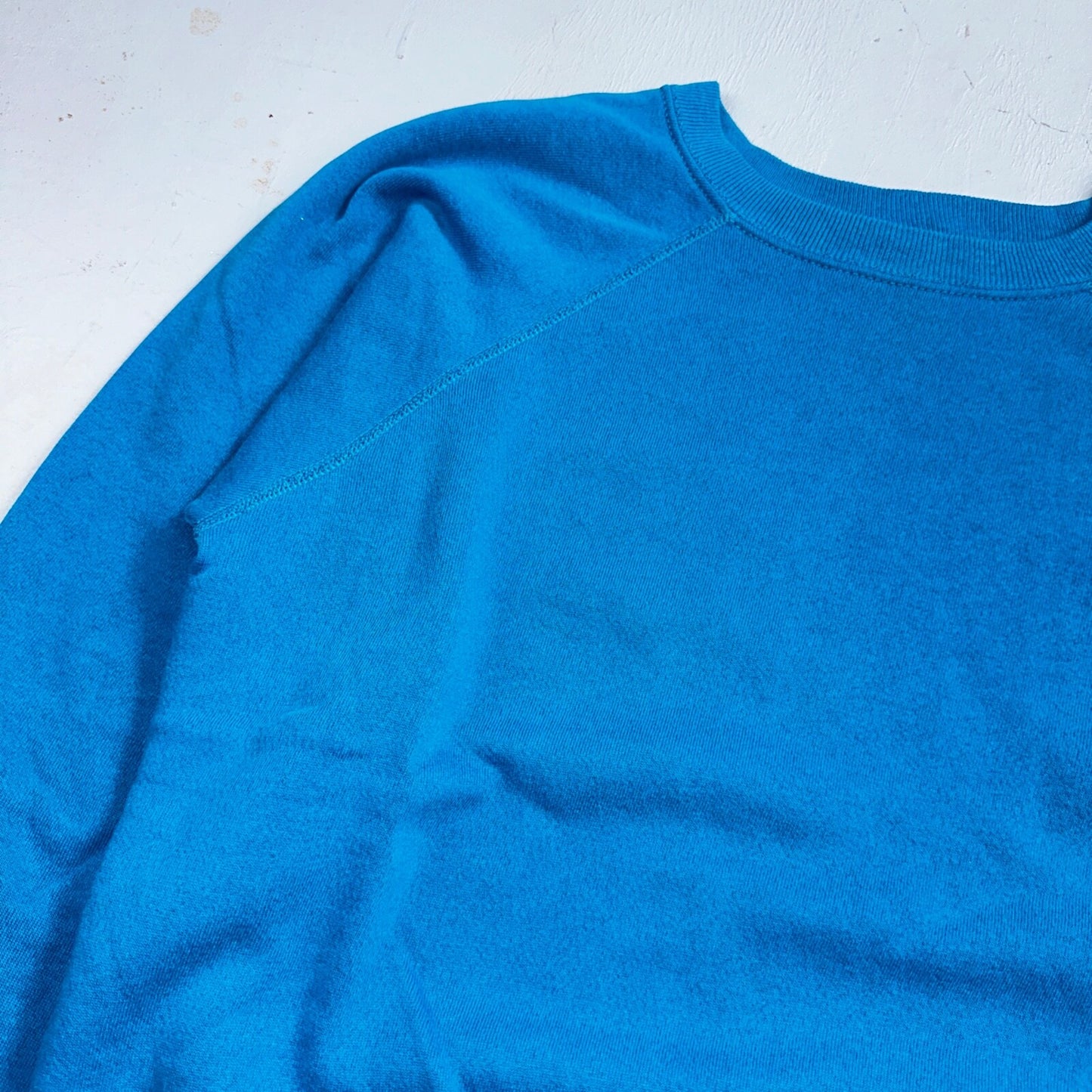 1990s VTG Hanes Sport Blank Sweatshirt XL Blue Made In USA Crewneck Basic