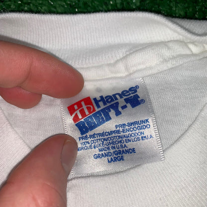 USA Hippie Flag Vintage T Shirt 90s One Love Music Rap Nirvana Peace Oregon