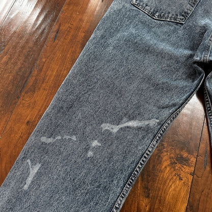 VTG 90s Levis 501 Button Fly 38x32 USA Tag Jeans Straight Wash Blue XX Act 34x30