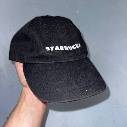 Starbucks Coffee Shop Black Baseball Cap Embroidered 100% Cotton Dad Hat