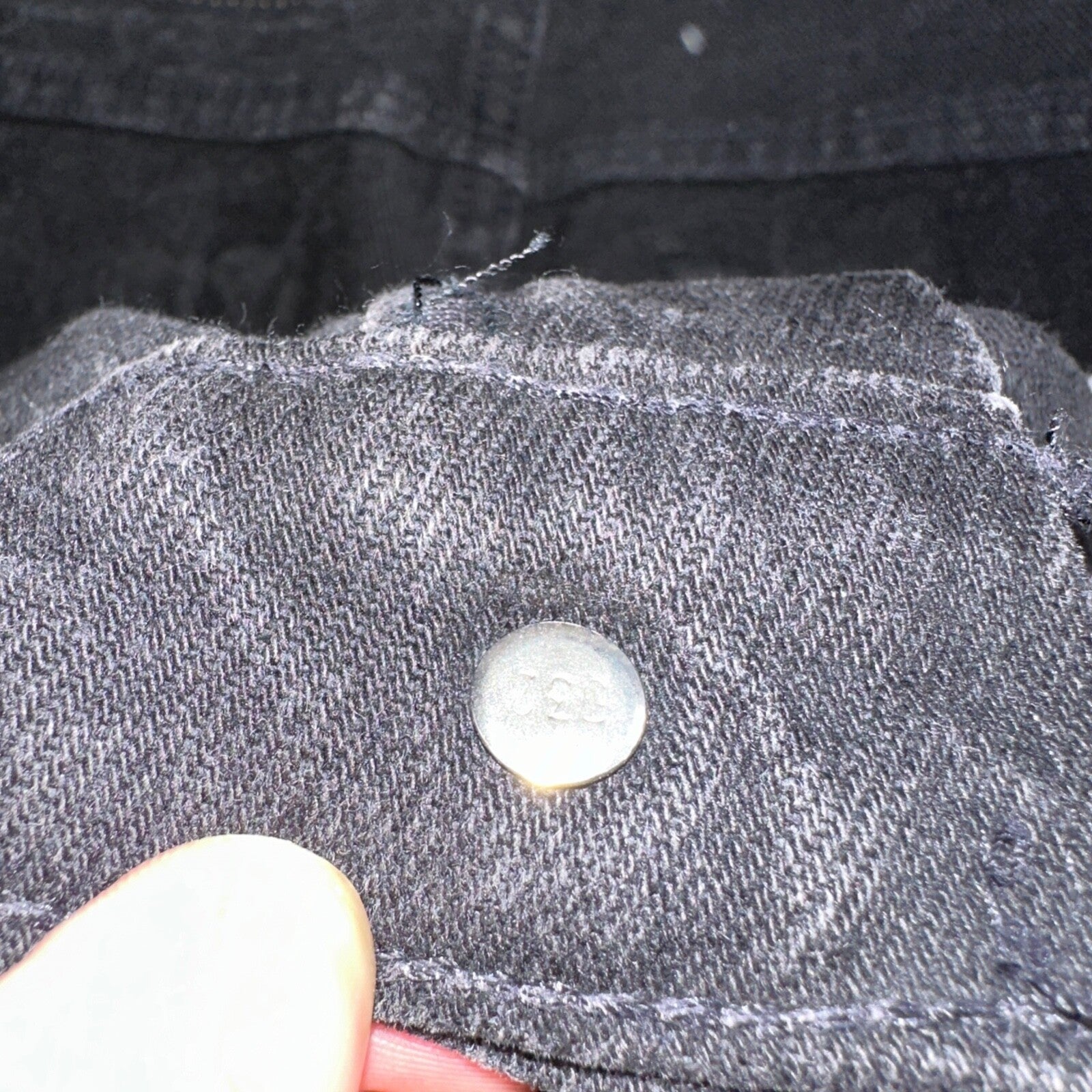 Levis 505 Vintage 90s USA Red Tab Jeans 36x30 Black Wash 1992 501 Act 36x29