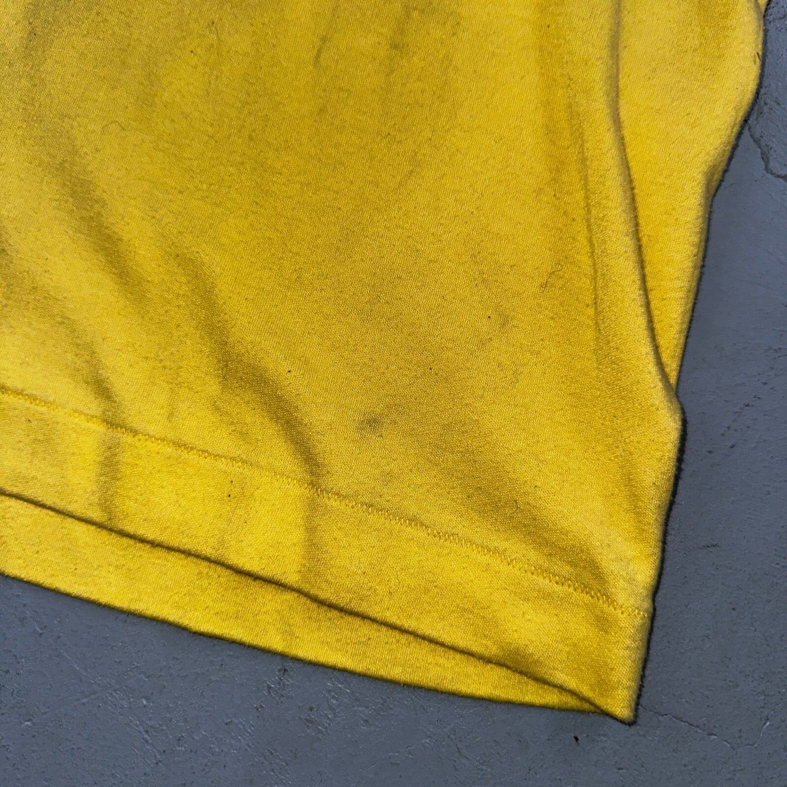 Mens Ski Skins Long Sleeve Turtleneck Shirt Thermal Base Layer Yellow XL VTG 80s