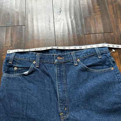 Levis 517 Vintage 90s USA Orange Tab Bootcut Flare Blue Jeans 38x30 35x29