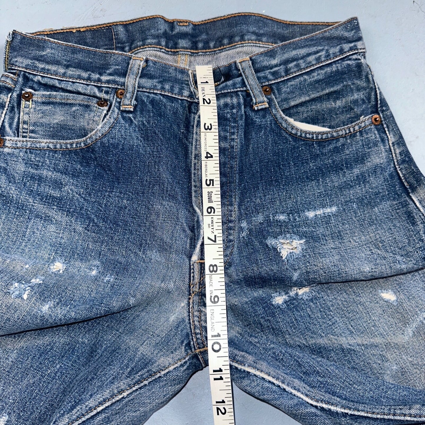 Levis 501 Big E Vintage 60s Redline Selvedge USA XX Boot Cut 517 Jeans Act 27x32
