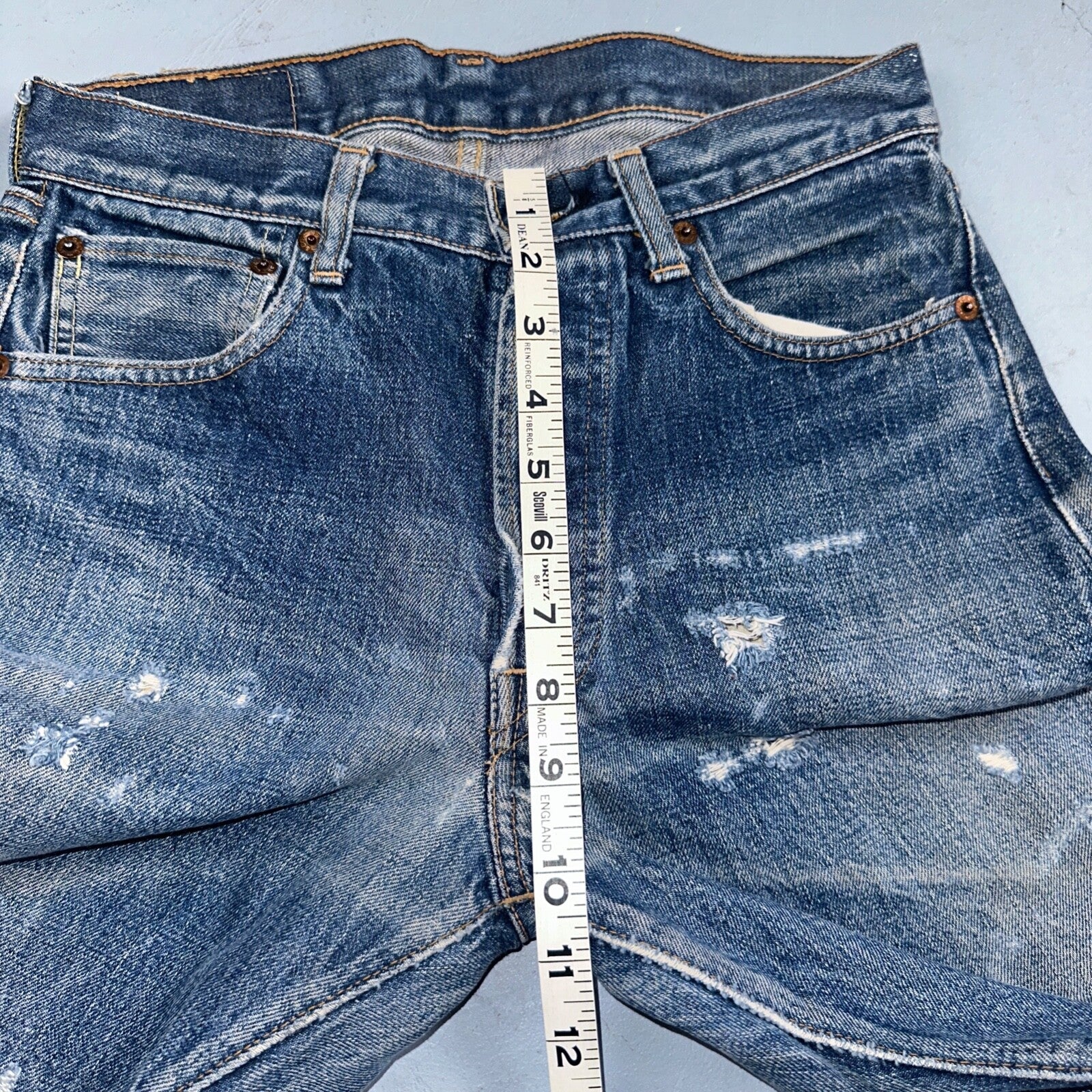 Levis 501 Big E Vintage 60s Redline Selvedge USA XX Boot Cut 517 Jeans Act 27x32
