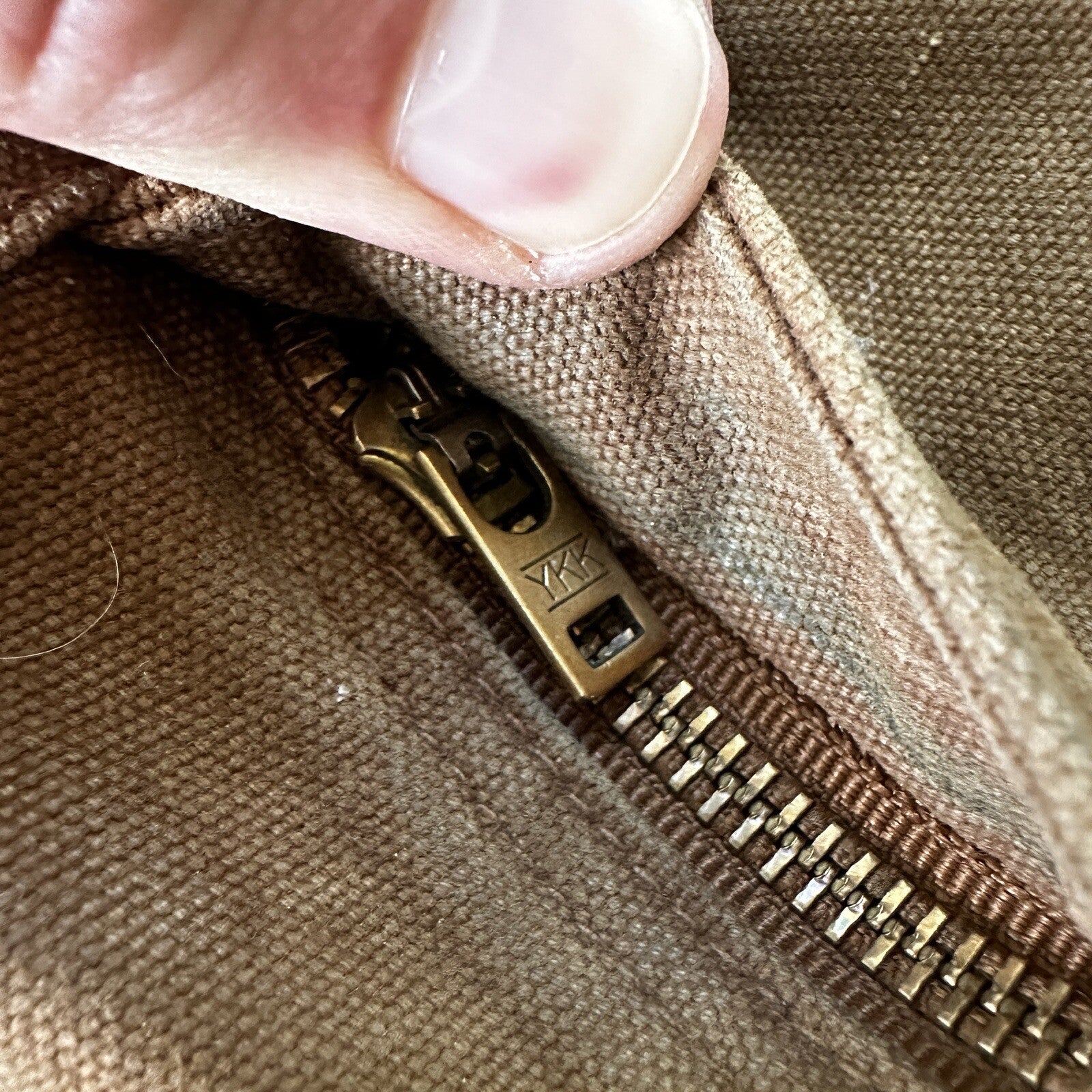 Carhartt DKB Double Knee Duck Unlined Bib Work Tan Brown Overalls 40x27 VTG