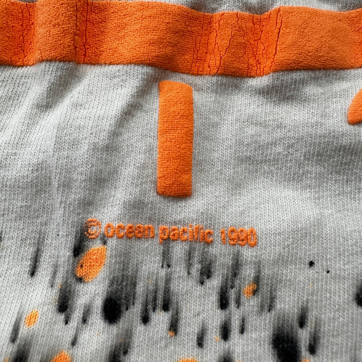 Ocean Pacific OP tie Dye RARE Vintage T Shirt 90s USA Stussy Sports Surf Band