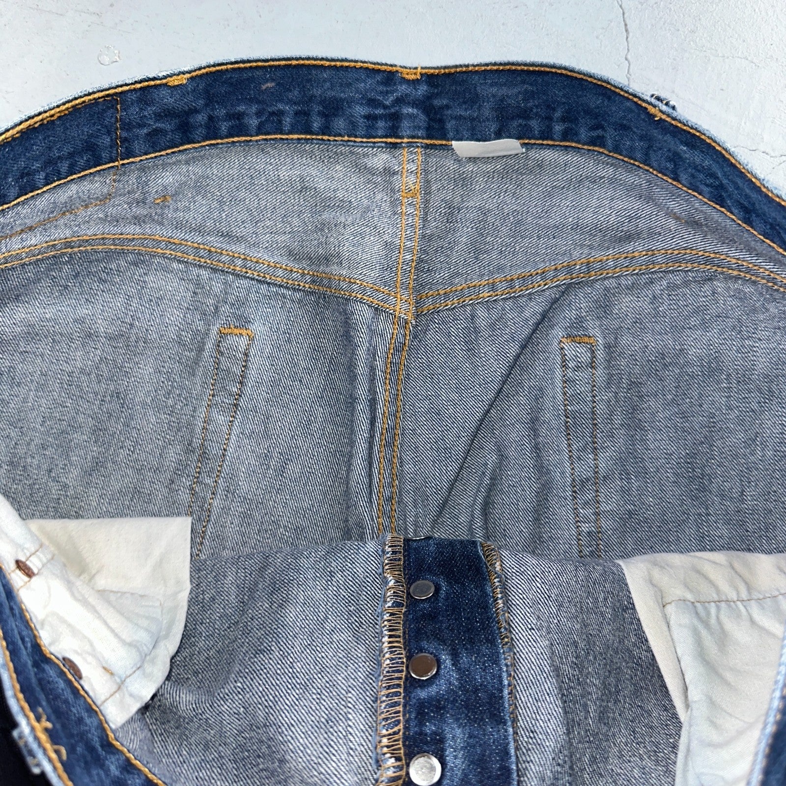 Levis 501 Vintage 90s Y2K XX Straight Leg Jeans Blue Med Wash 42x32 Act 40x29