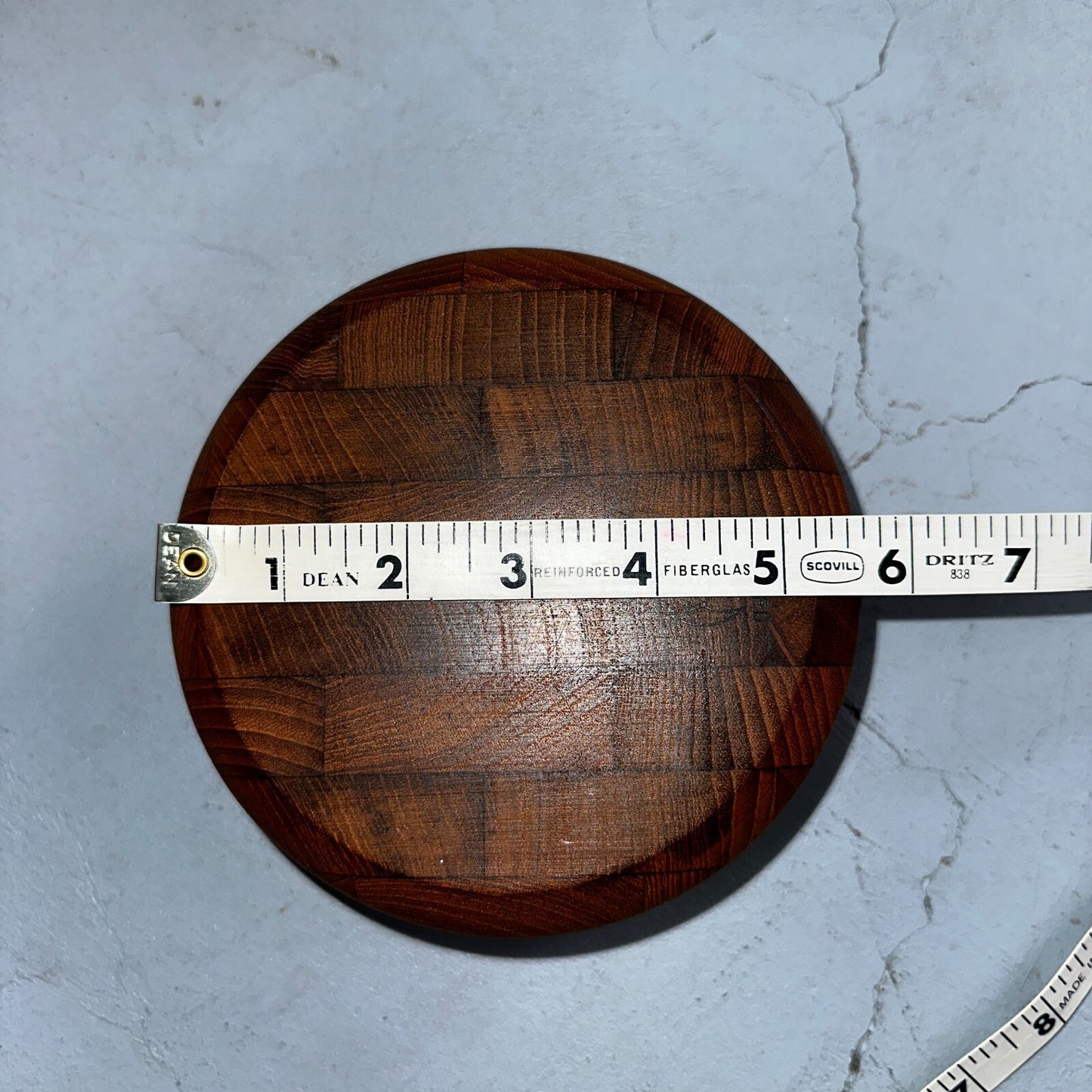 Digsmed Beautiful MCM Design Denmark Teak Wood Bowl Uniform Grain