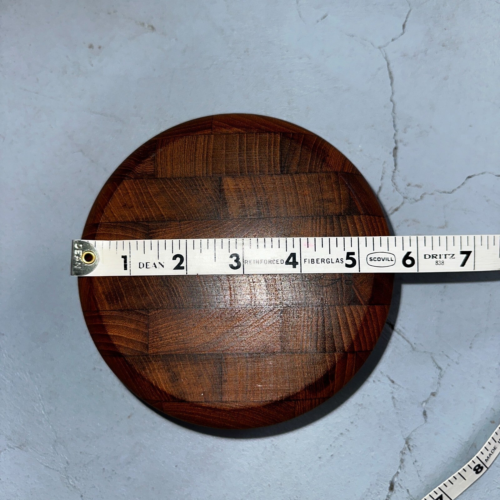 Digsmed Beautiful MCM Design Denmark Teak Wood Bowl Uniform Grain