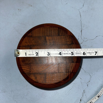 Digsmed Beautiful MCM Design Denmark Teak Wood Bowl Uniform Grain