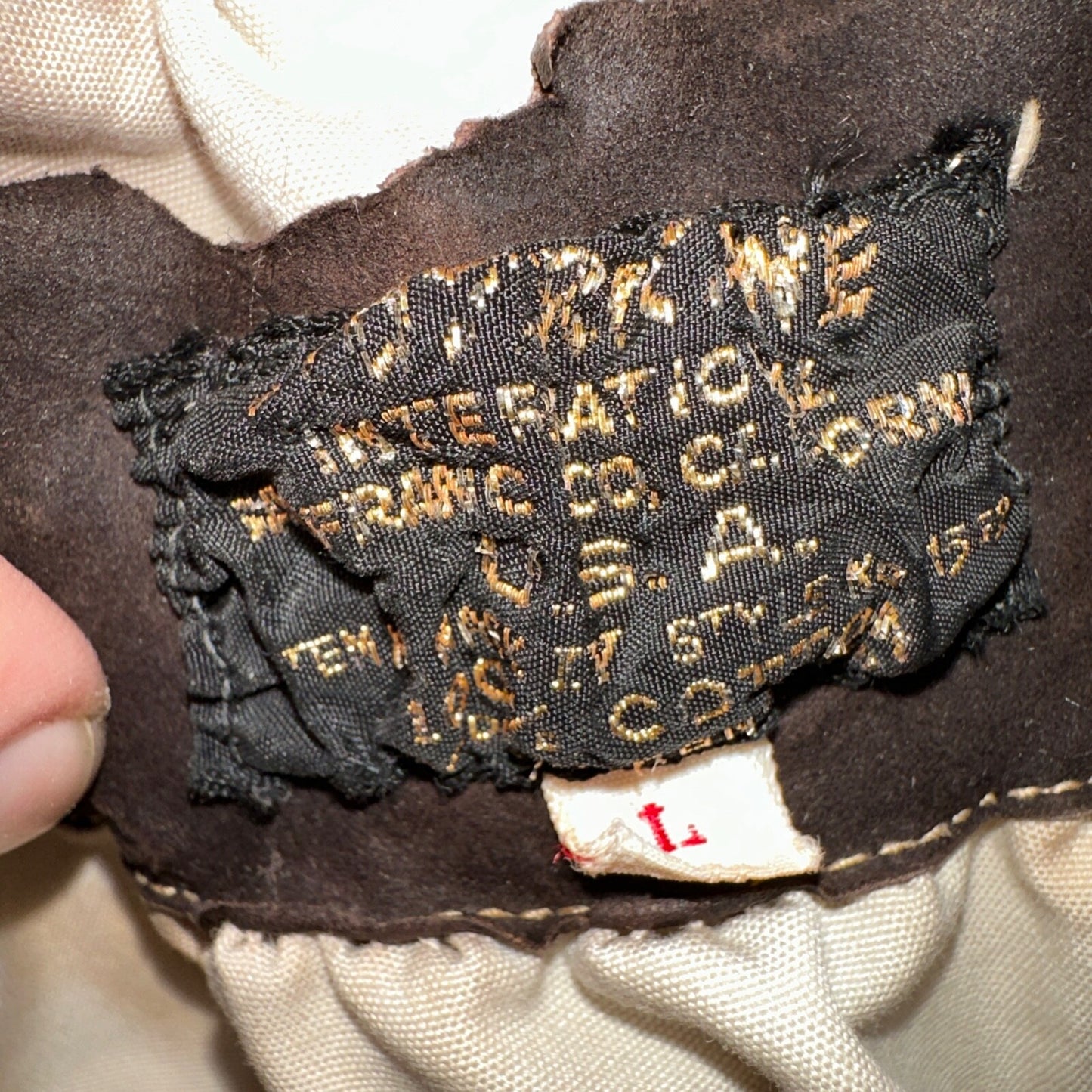 VTG Hurricane Fishing Vest Men's Size L Beige Sleeveless Zip-Up 100% Cotton 70s