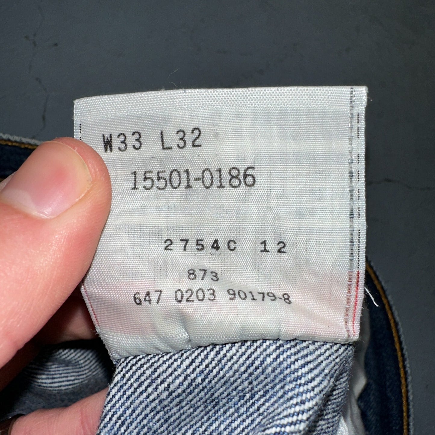 Levis 501 Vintage 90s XX Straight Leg Jeans Y2K Med Wash 33x32 Act 32x31