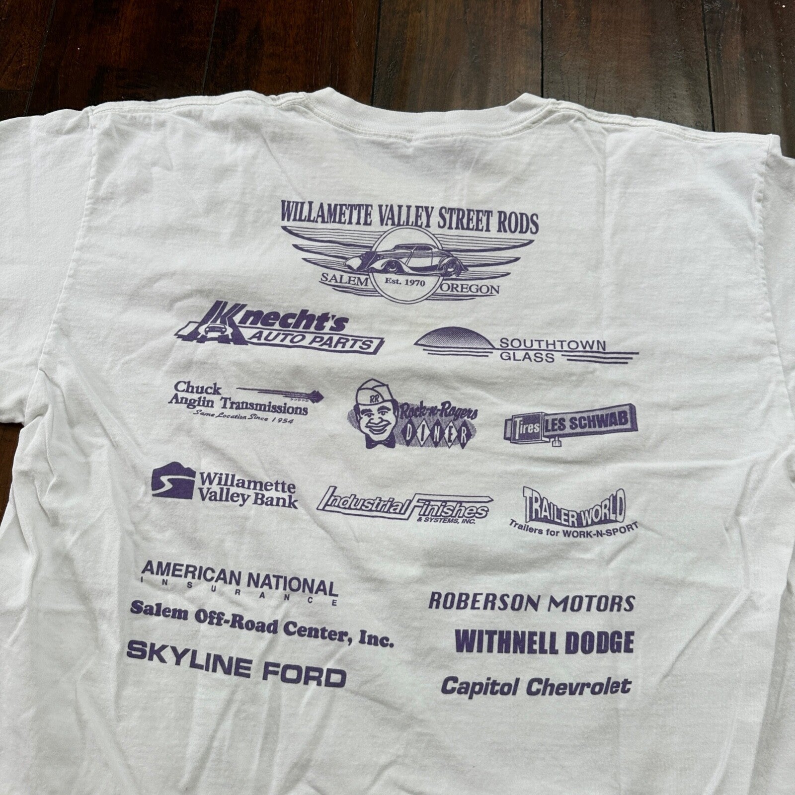 Carousel Cruise Cars 2002 VTG T Shirt Nascar Racing Old Antique Salem Riverfront