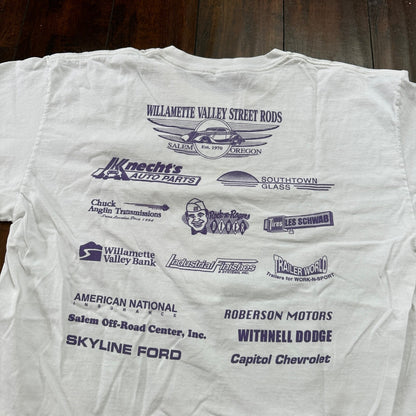 Carousel Cruise Cars 2002 VTG T Shirt Nascar Racing Old Antique Salem Riverfront