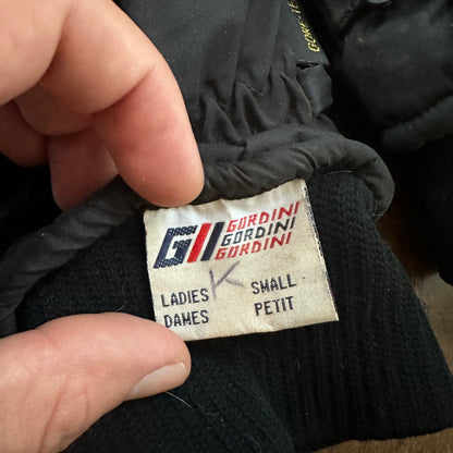 Gordini Winter Gloves Women Size Small Leather Palm Gore-Tex VTG 90s