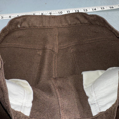 Levis 70s USA 517 36x31 Bootcut Pants Brown Polyester Slacks Vintage 35x30