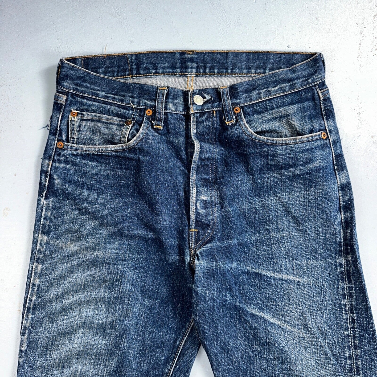 Levis 501 Vintage 80s Redline Selvedge USA XX Jeans Bootcut 33x36 Act 30x33