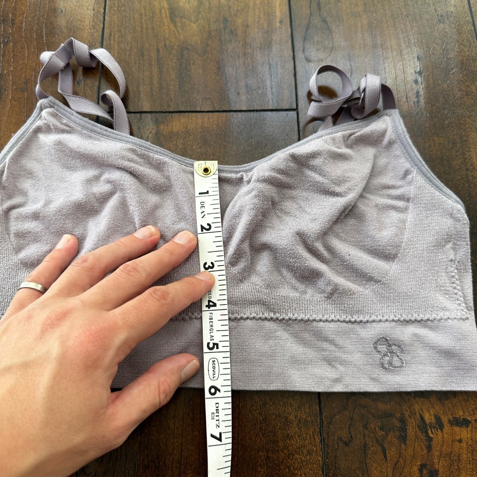 Yellow Womens Swim Suit Top Size S Lace Ruffle Strapless Padded Plus Extra