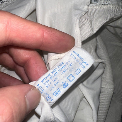 Vintage 1970s Vanity Fair Slip Dress Sleepwear Full Sweep Nightgown Lace 70s