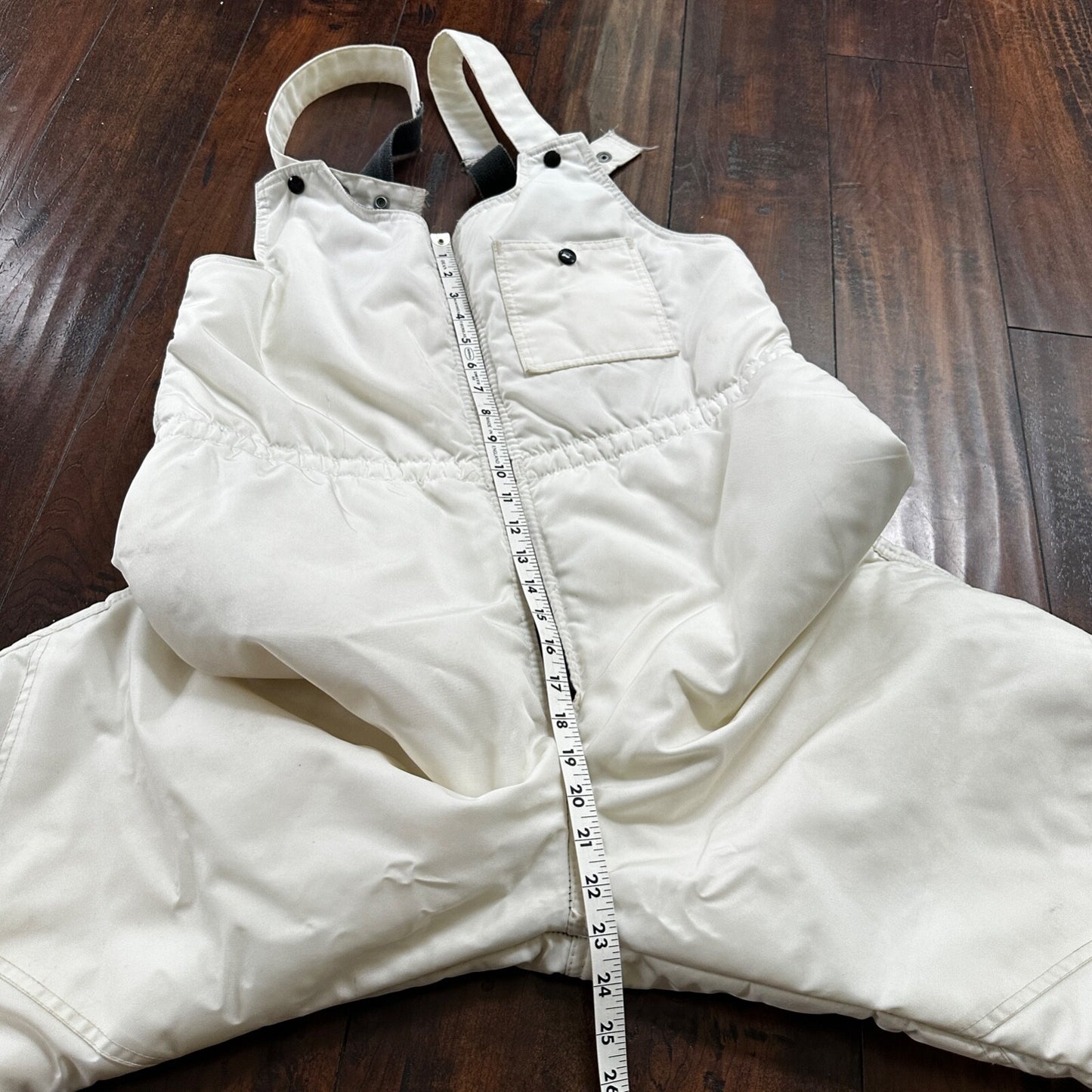 1960s Arcticwear Arctic Cat Bib Overalls Snow Suit Black Size L Vintage Zip Legs