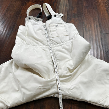 1960s Arcticwear Arctic Cat Bib Overalls Snow Suit Black Size L Vintage Zip Legs