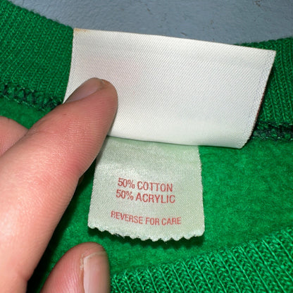 Ducks Novelty Sweatshirt XL 1980s VTG Crewneck Christmas Cute Green Holidays 80s