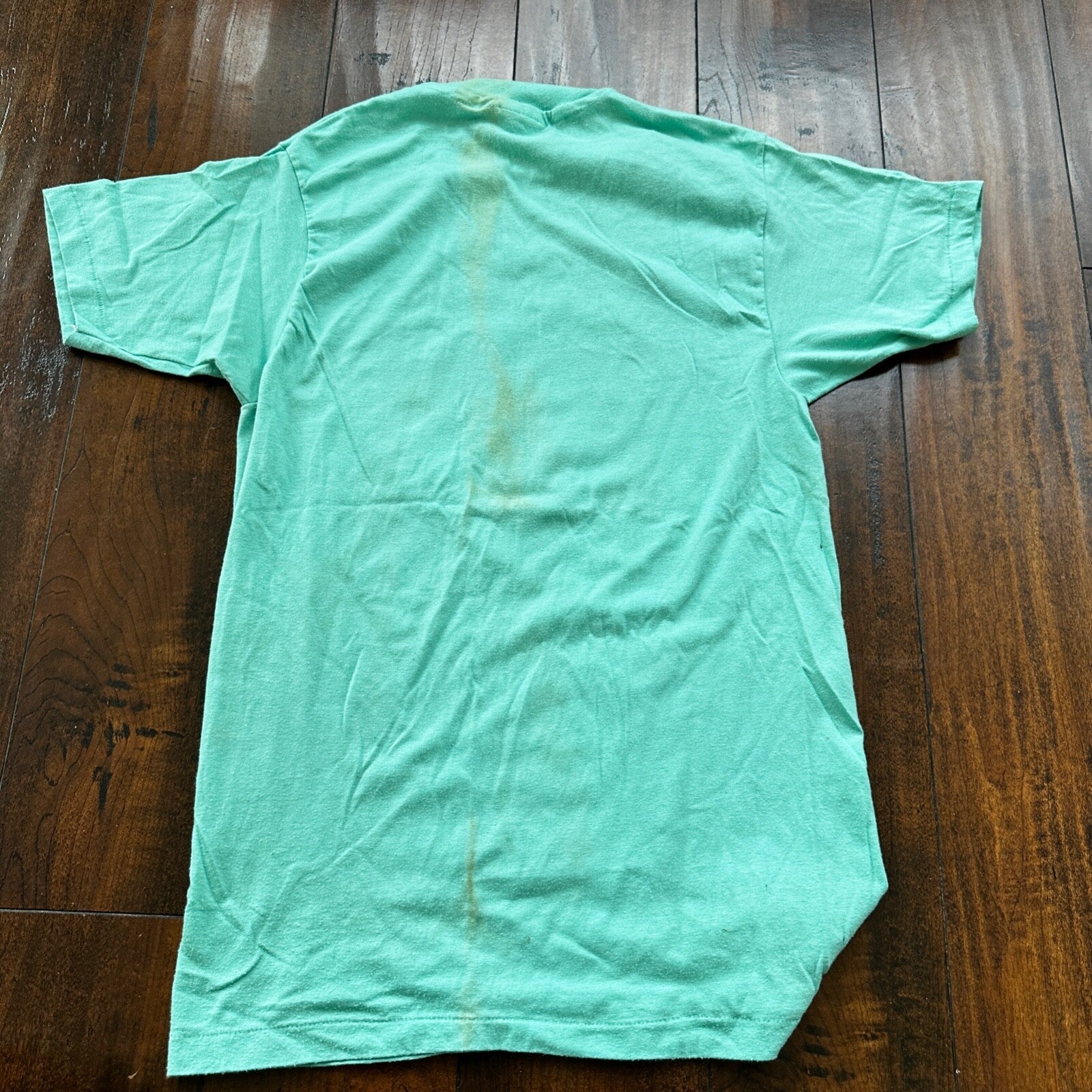 Sweet Talker Heartbreak Vintage T Shirt 80s Green Single Stitch Love Roses Cool