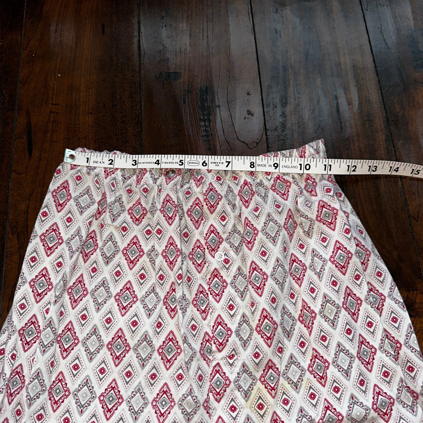 Vintage 50s 60s Tommies Sanforized Sleepwear Pajamas Pair Pants Top Cotton Plaid