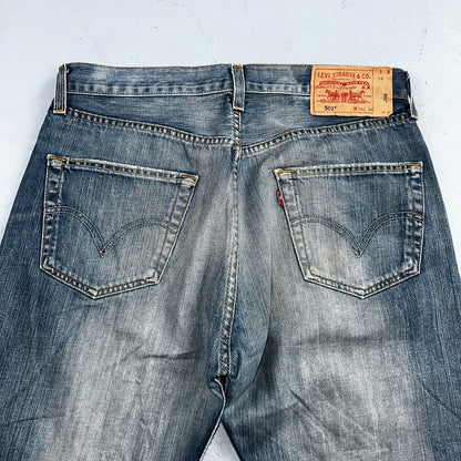 Levis 501 Vintage Y2K XX Straight Leg Jeans Blue Med Wash 34x34 Act 33x30