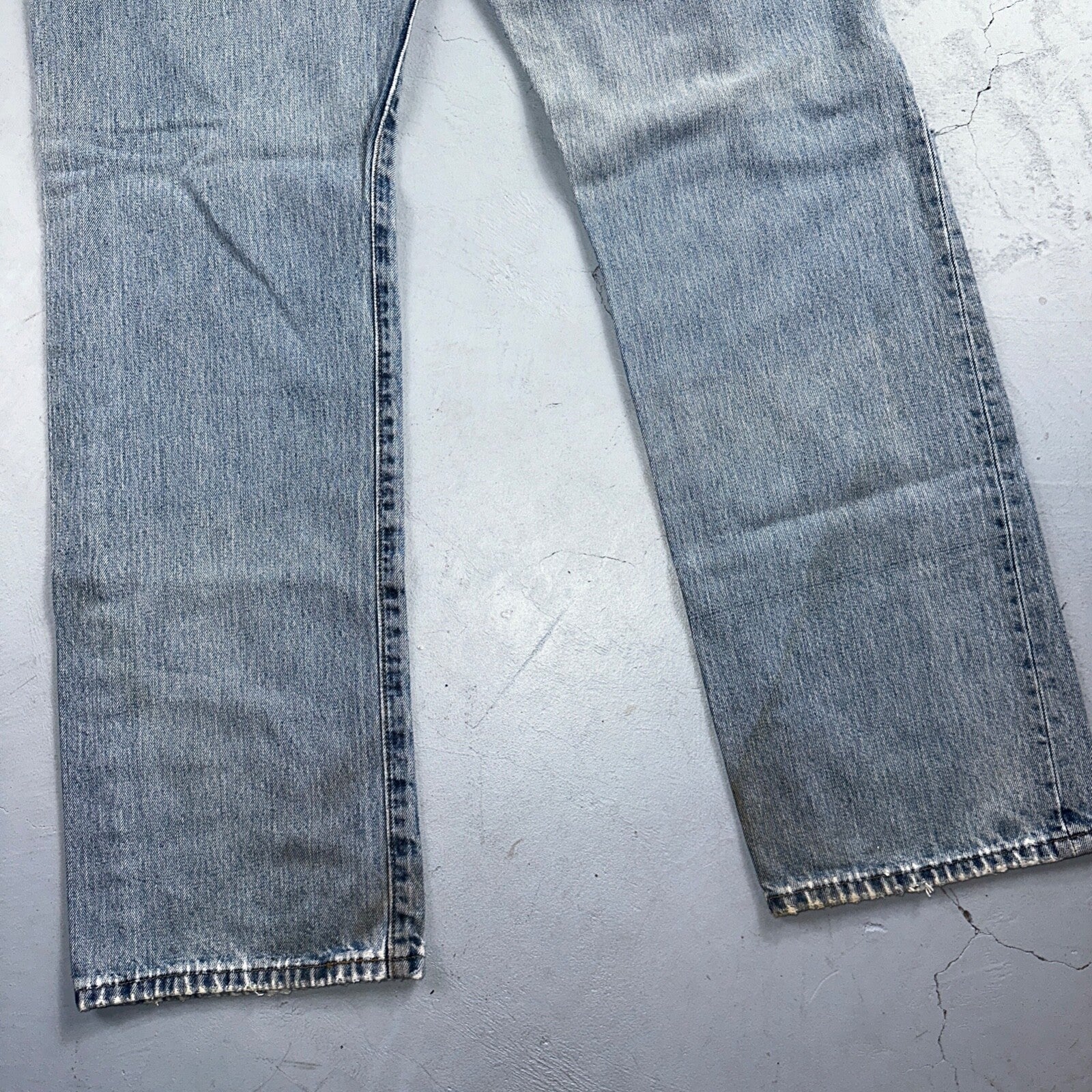 Levis 501 Vintage Y2K XX Straight Leg Jeans Blue Light Wash 36x34 Act 35x32