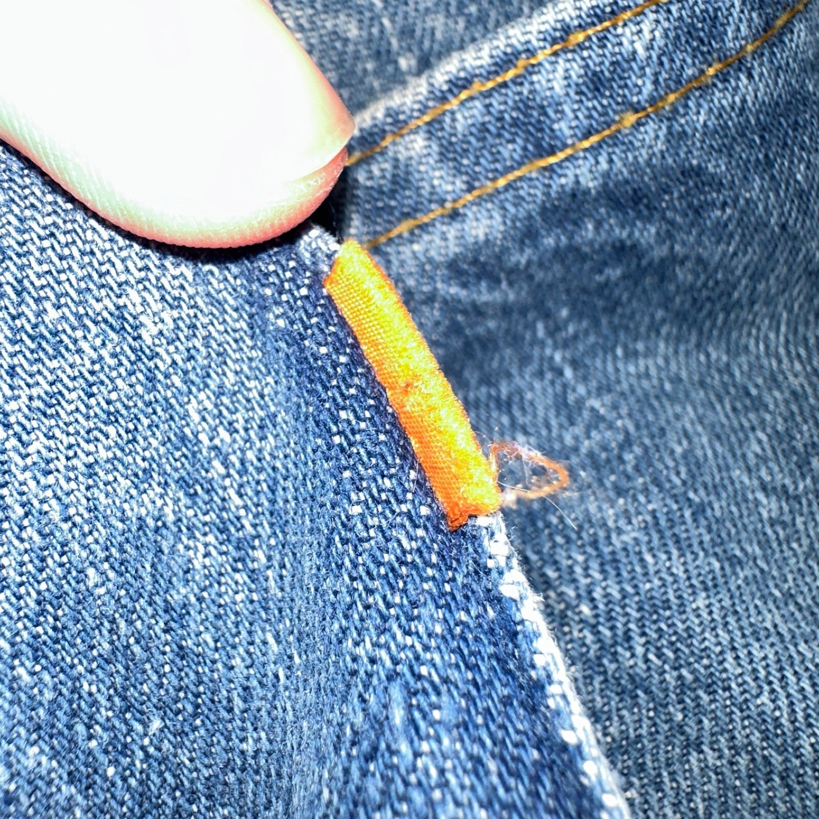 Levis 517 Vintage 80s USA Orange Tab Bootcut Flare Blue Worn Jeans Act 32x26