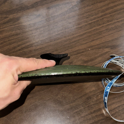 Le Creuset #24 Round Dutch Oven Lid Only France VTG Pot Orange E 4.5 QT Chip