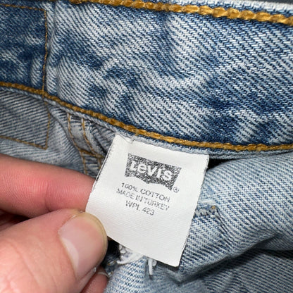 Levis 501 Vintage 90s Mexico Straight Leg Jeans 40x32 Y2K Light Wash Act 38x30