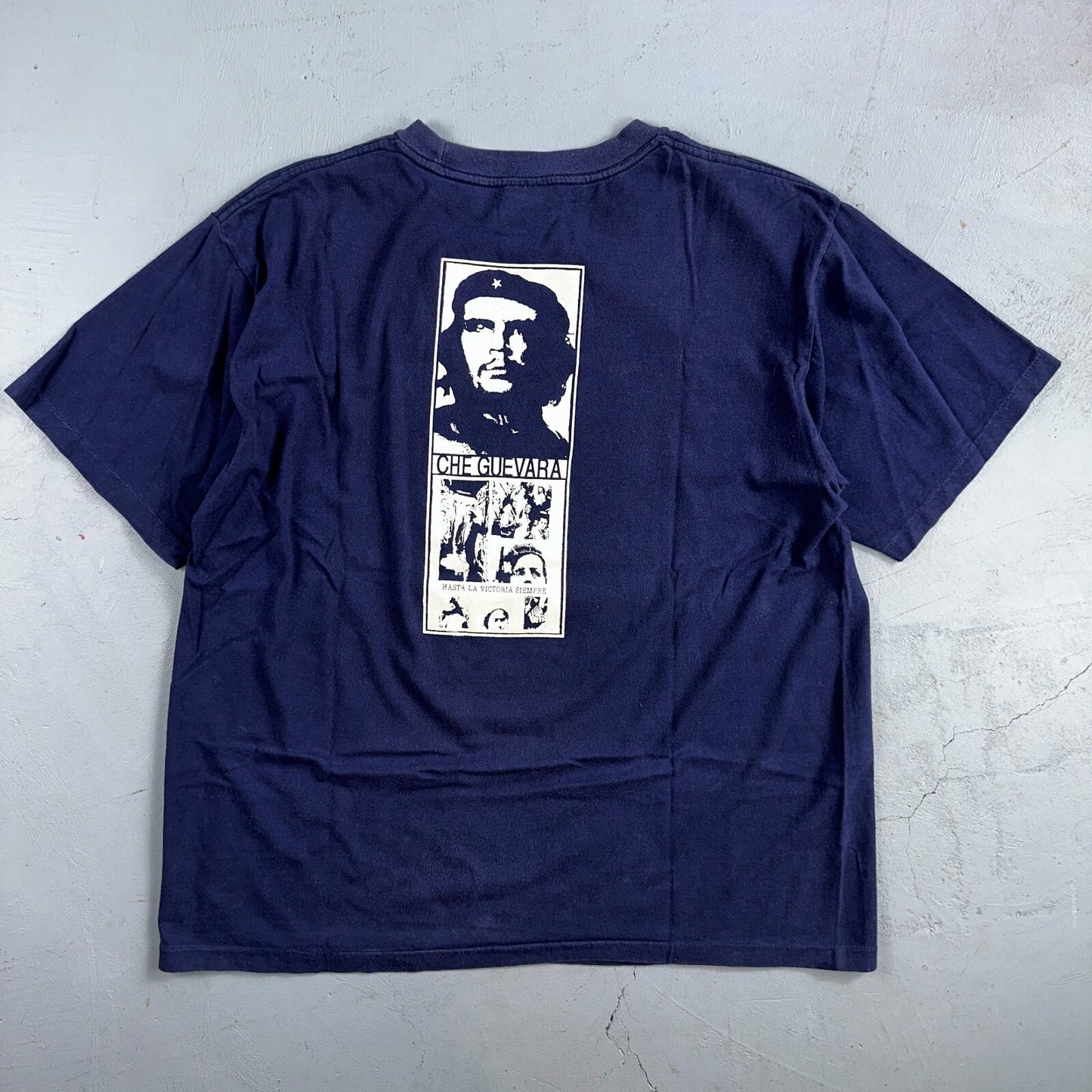 Vintage The Roxx Ernesto Che Guevara T Shirt Navy Blue 90s Single Stitch Music