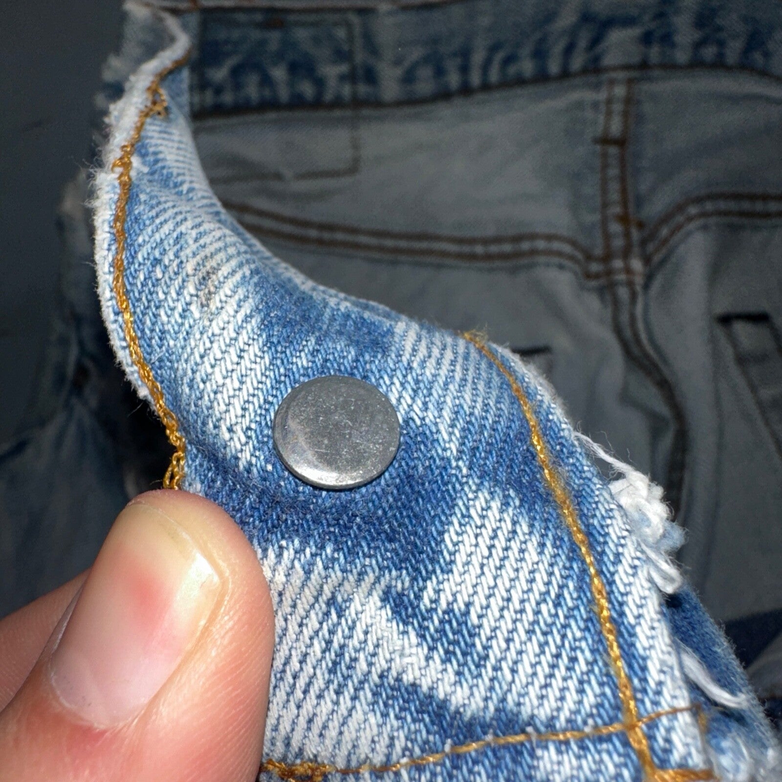 Levis 501 Vintage 80s Redline Selvedge USA XX Jeans Light Wash 30x38 Act 28x33