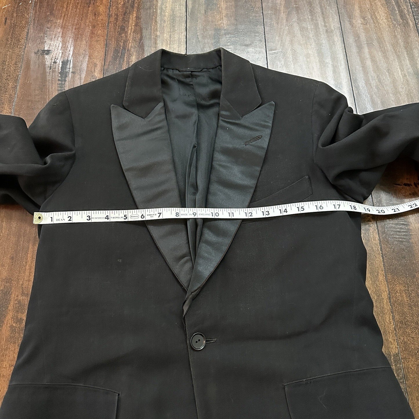 VTG 1920s Mens 3 PC Suit Tuxedo Coat Jacket Pants Wool Thorsen Gray 20s 30s