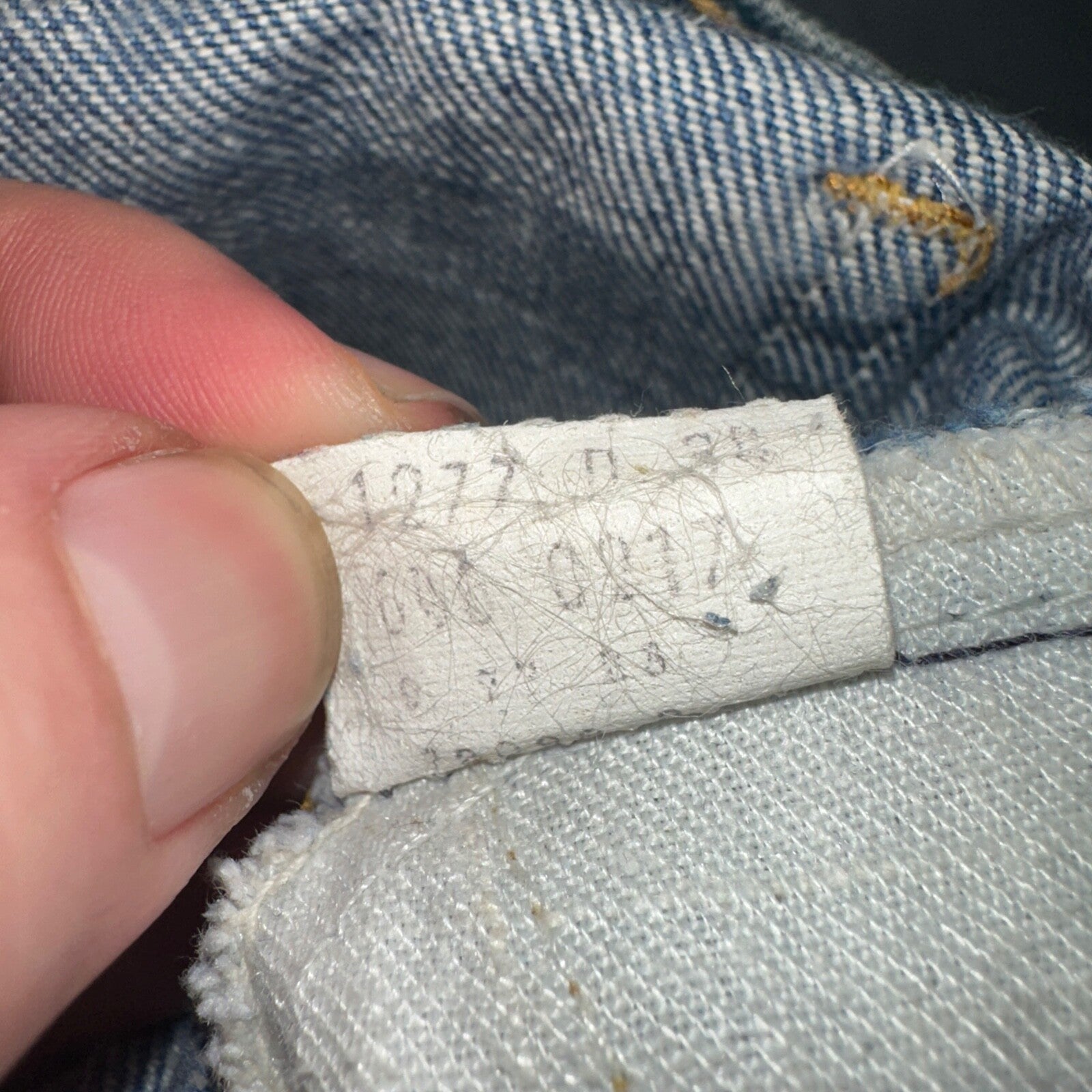 Levis 646 Vintage 70s USA Orange Tab Bootcut Flare Blue Bell Bottom Jeans 34x31