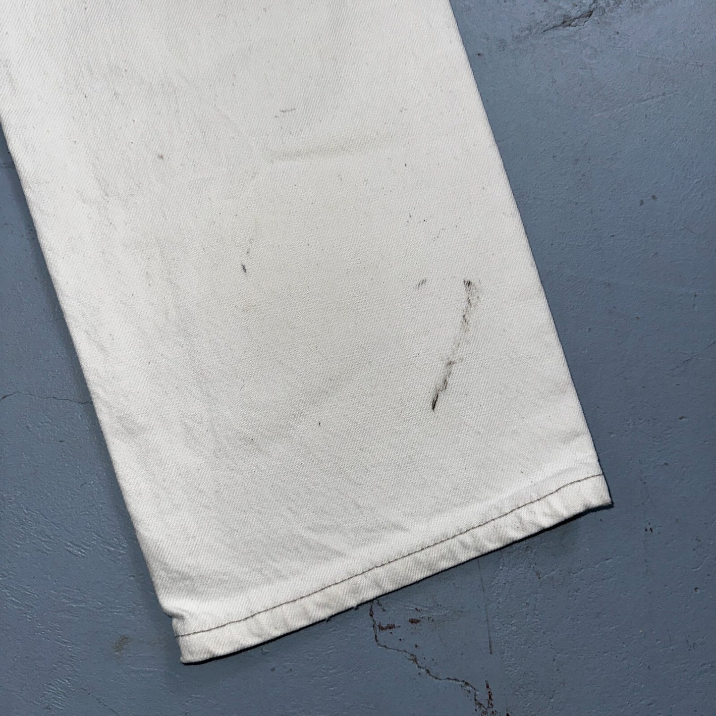 Levis 501 Vintage 90s USA XX Straight Leg Jeans White Light Wash 31x32 Act 30x30