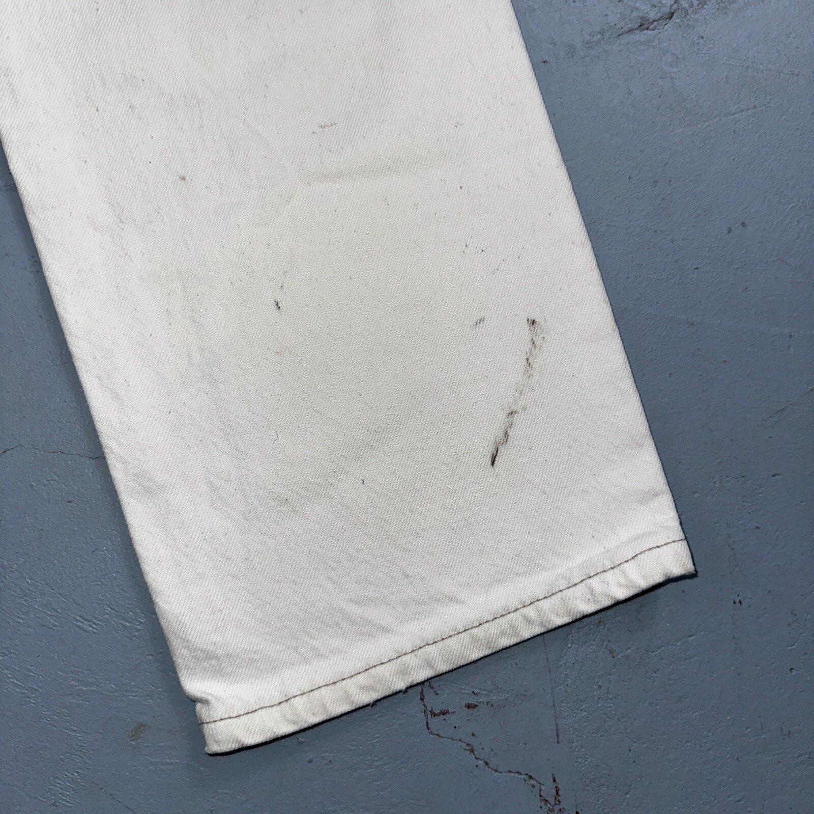 Levis 501 Vintage 90s USA XX Straight Leg Jeans White Light Wash 31x32 Act 30x30