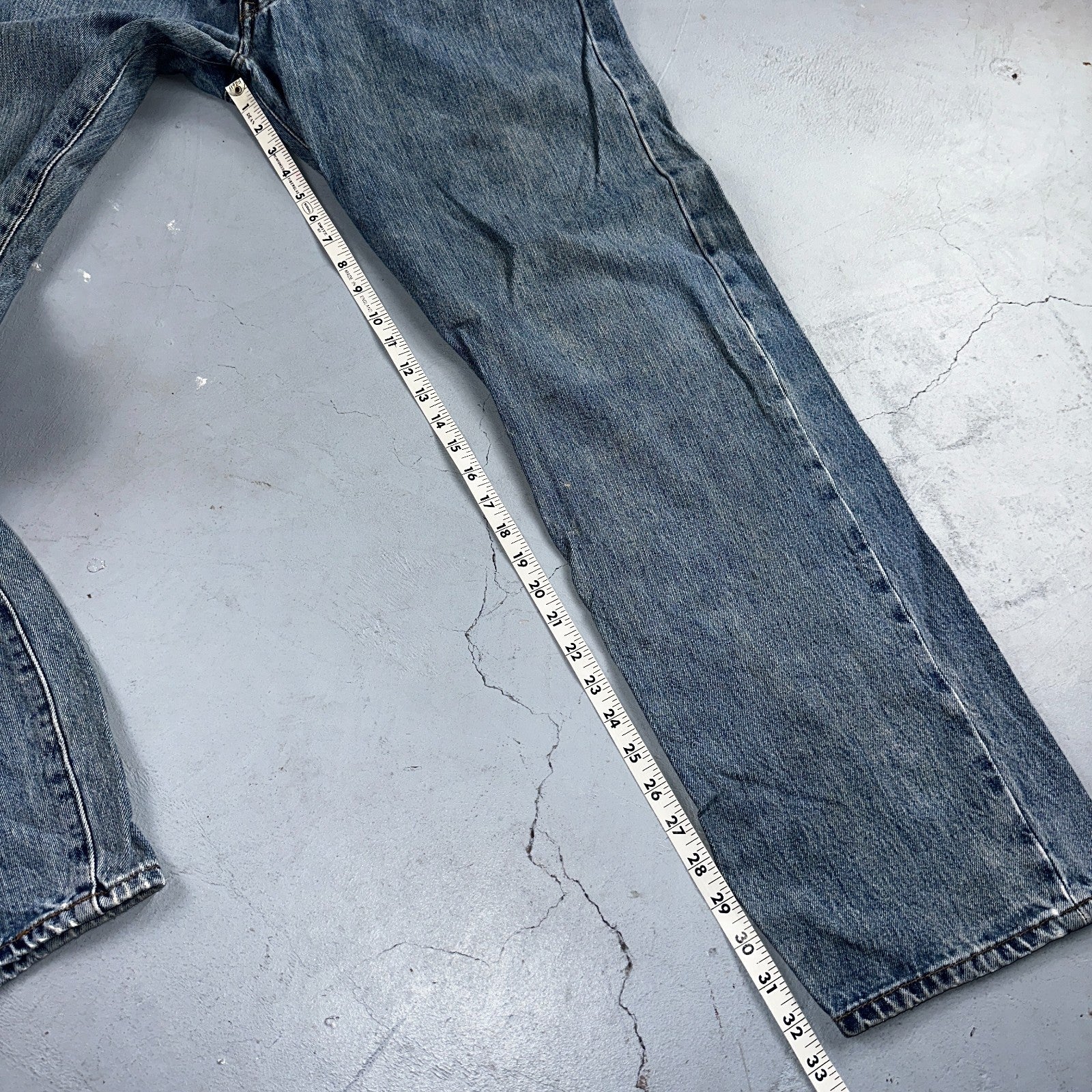 Levis 501 Vintage Y2K XX Straight Leg Jeans Blue Light Wash 40x34 Act 40x32