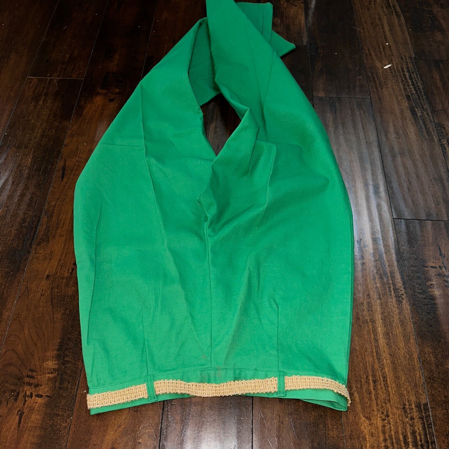 Vintage USA Rockabilly Womens Dress Pants 60s 70s Bottom Green 31x32 Boot Cut