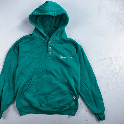Russell Athletic Sweatshirt Tigard Track VTG Hoodie Green 90s USA Oregon PDX