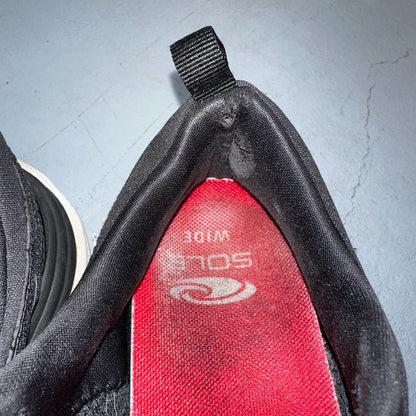 Hoka One One Womens Gaviota 5 1134235 BWHT Black Running Shoes Size 7 D