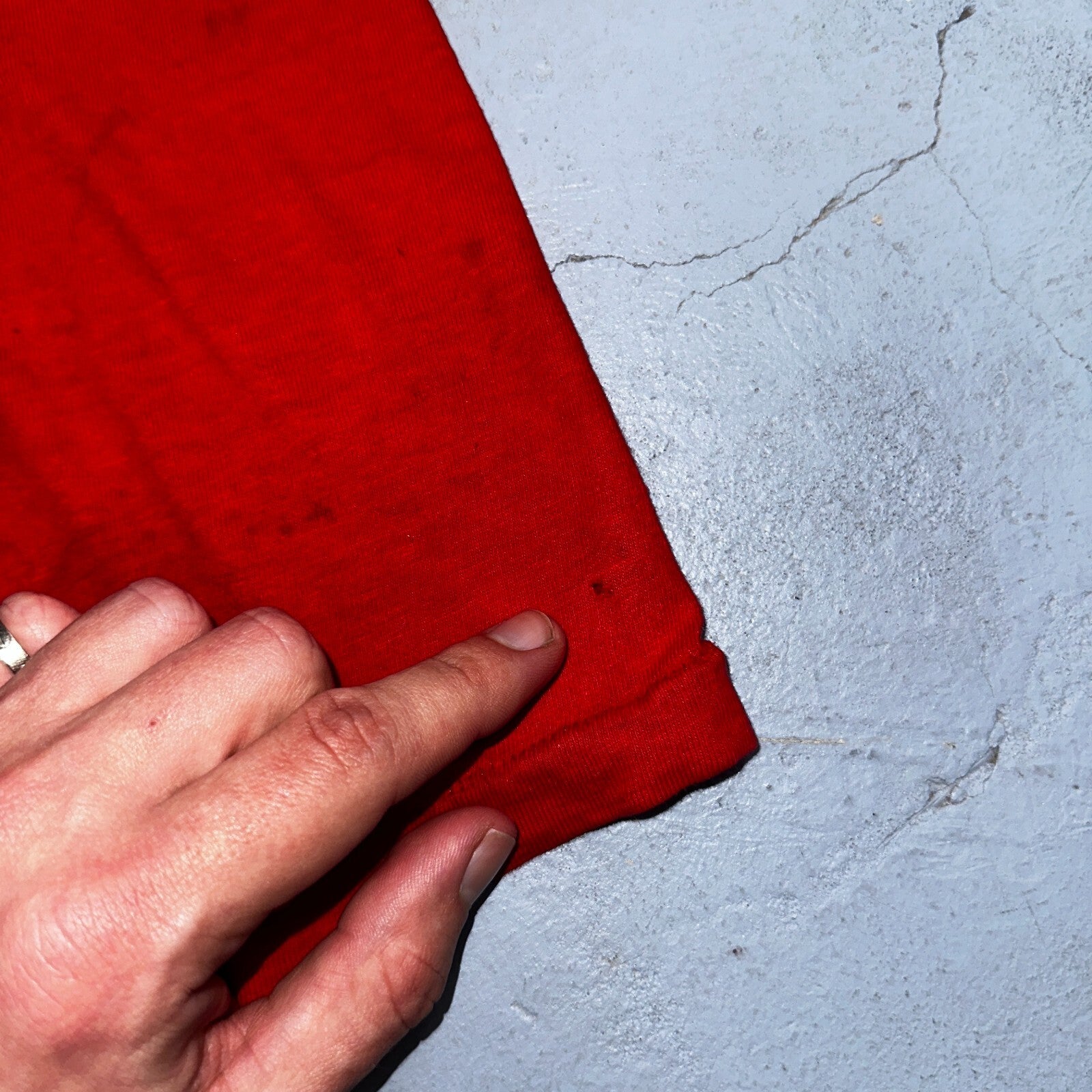 FILA 1983 Open VTG T Shirt USA Tennis Borg 80s Rare Red Graphic Print Sports