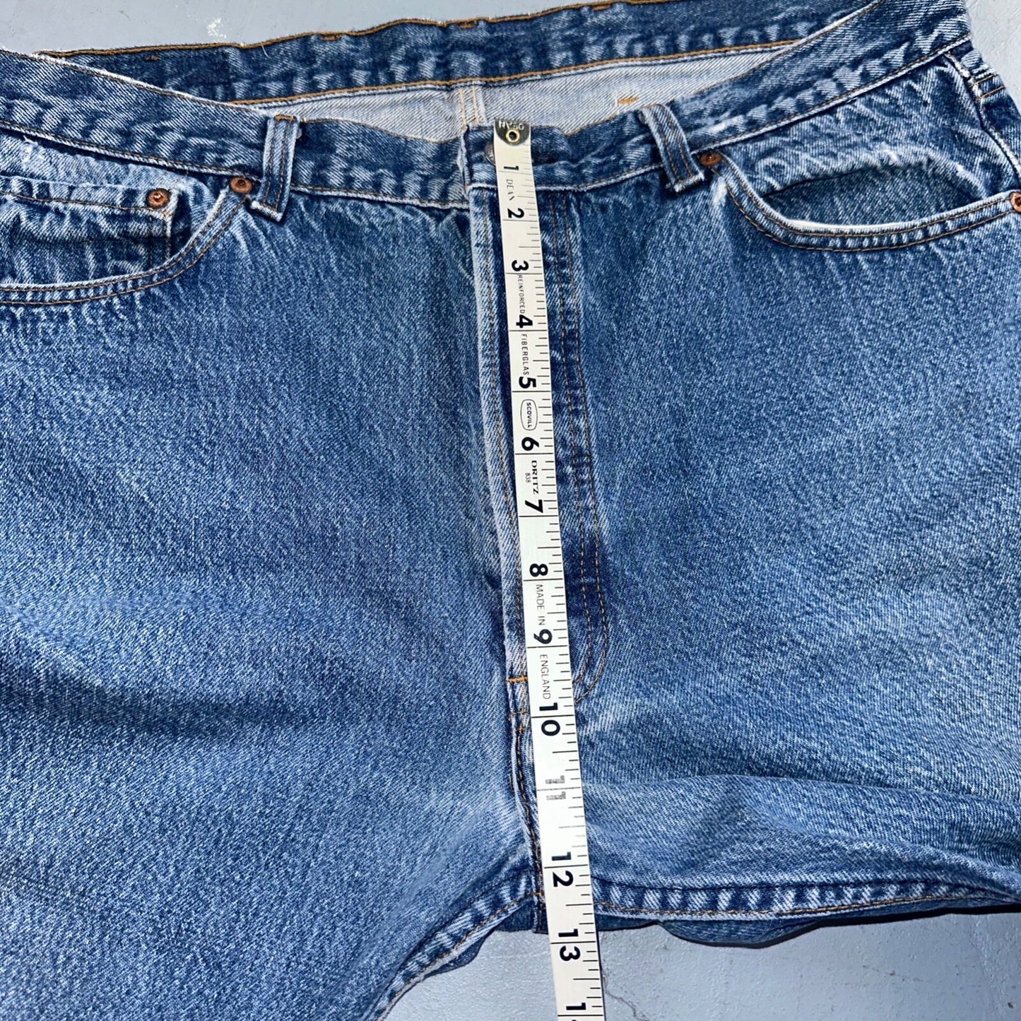 Levis 501 Vintage 90s USA XX Straight Leg Jeans Blue Med Wash 40x31 Act 36x27