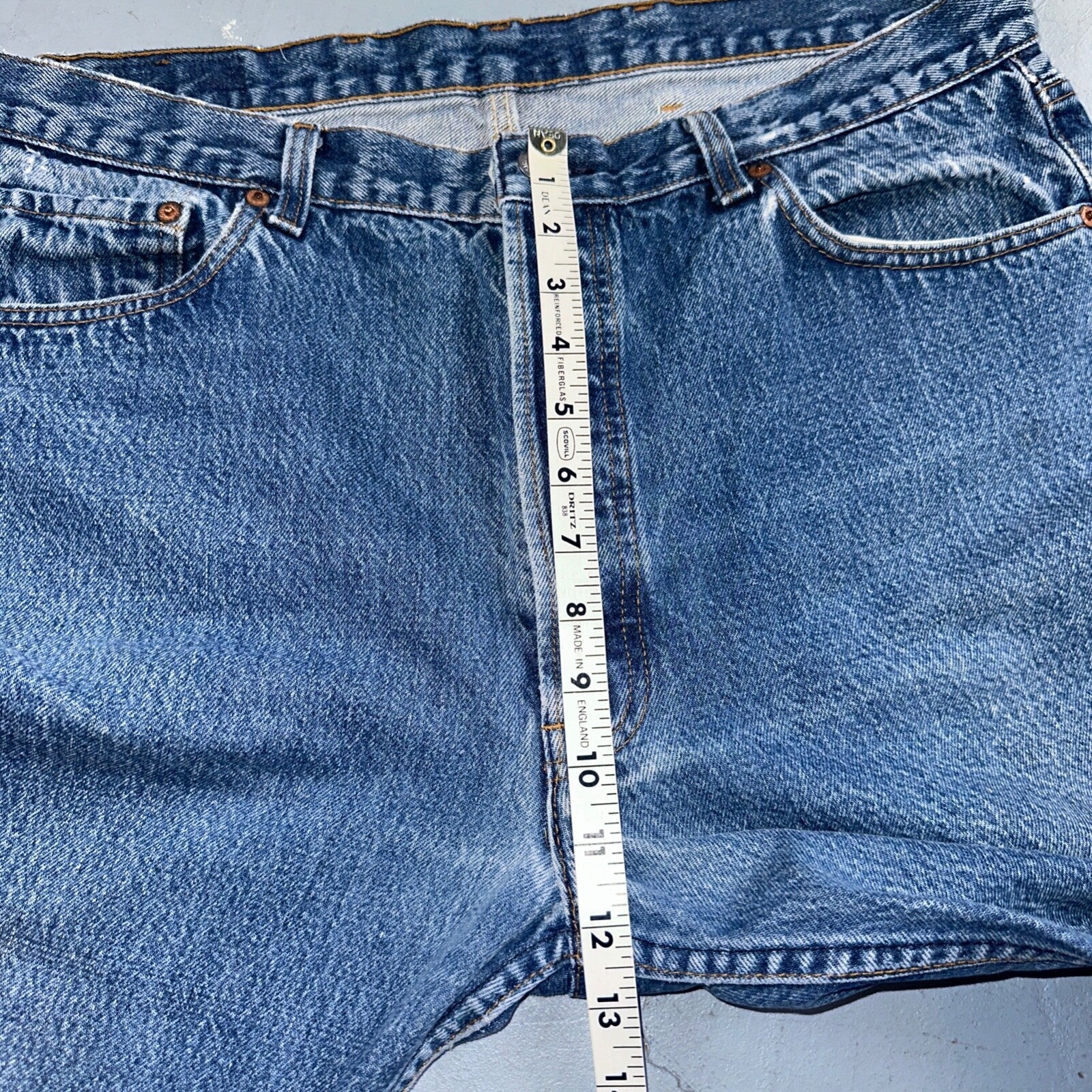 Levis 501 Vintage 90s USA XX Straight Leg Jeans Blue Med Wash 40x31 Act 36x27