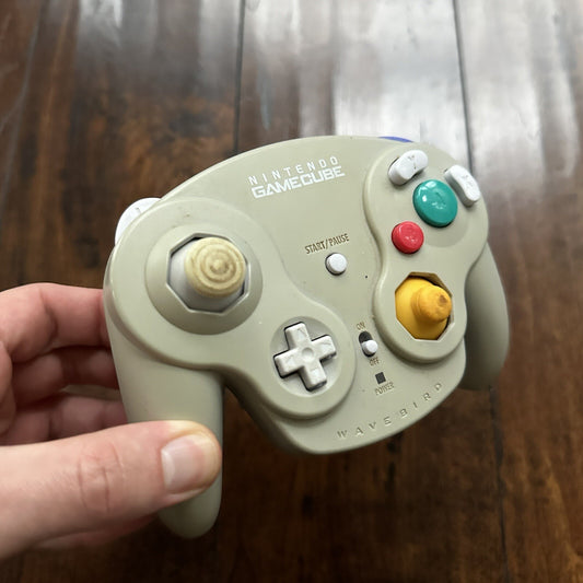 Nintendo Gamecube Wavebird Wireless Controller Gray Platinum  UNTested