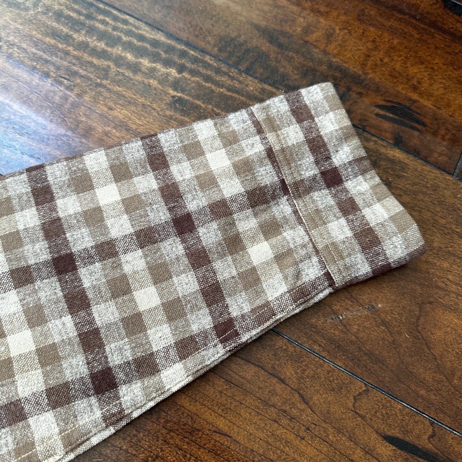 VTG 1950s Pendleton Board Shirt Loop Virgin Wool Plaid Flannel Shirt 50s Brown