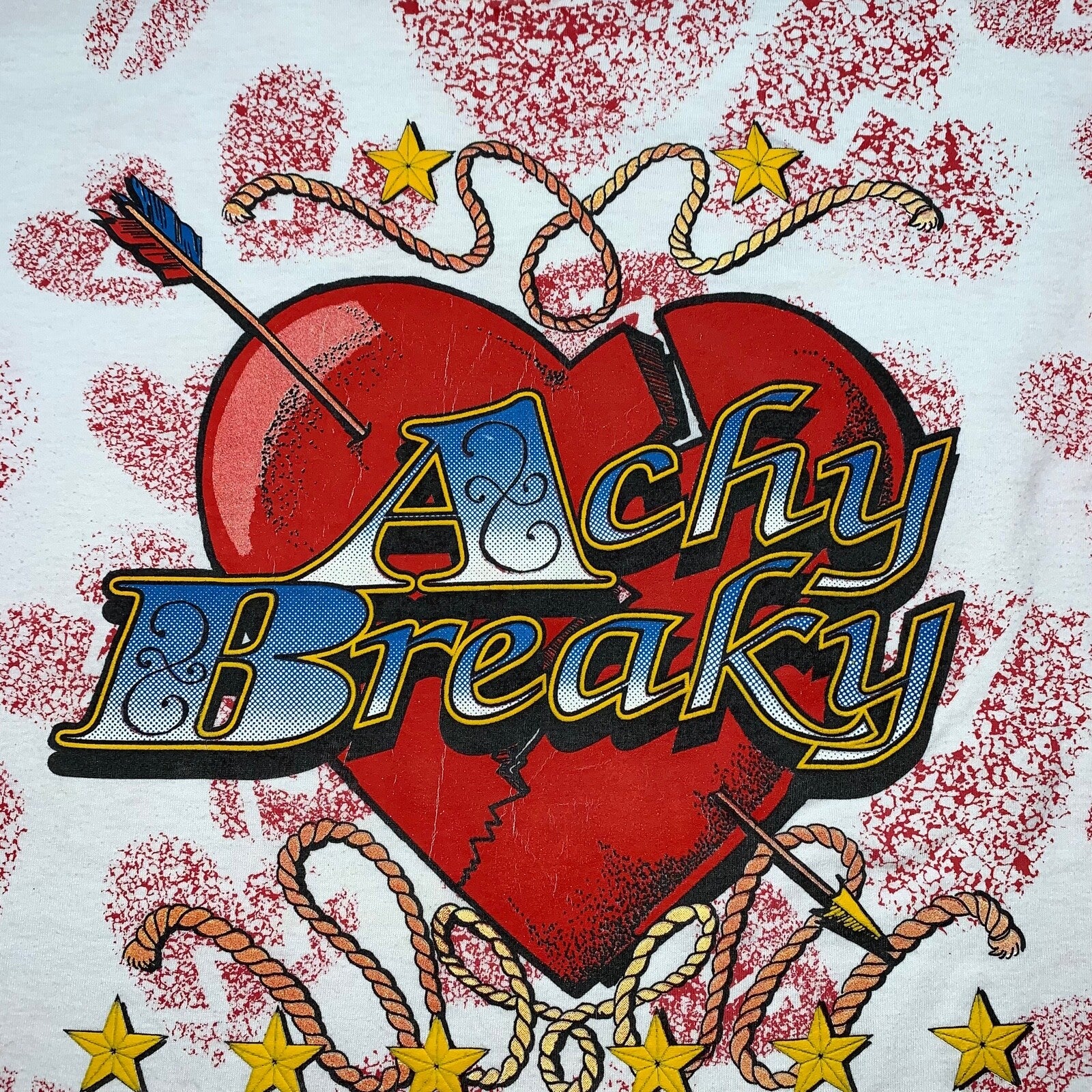Achy Breaky Vintage T Shirt Billy Ray Cyrus Heart Shaped Box Nirvana Country Rap